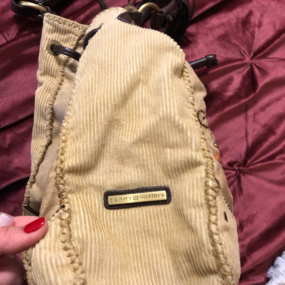 Tommy Hilfiger corduroy boho bag - Picture 2 of 5